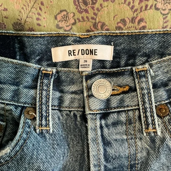 RE/DONE Straight Leg High Rise size 26 - Picture 3 of 9